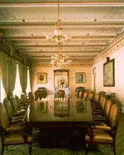 Conference room inside the U.S. Treasury Building in Washington, D.C.