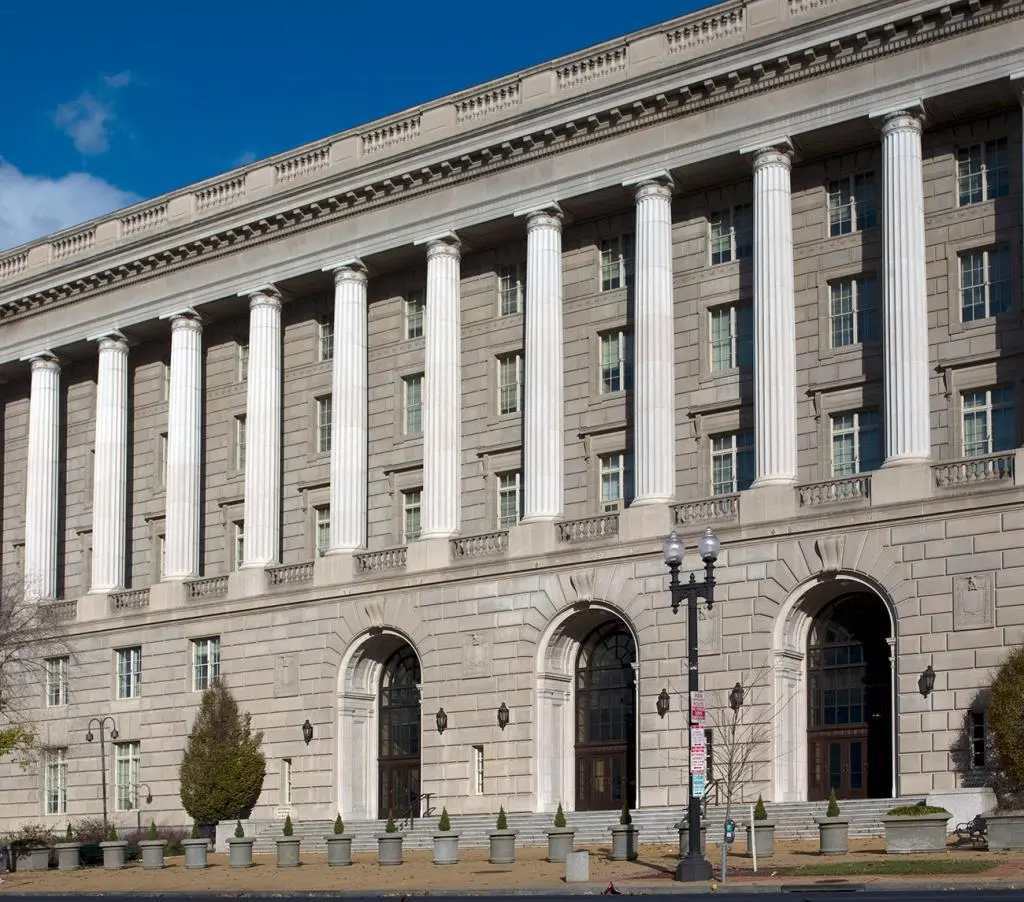 The Internal Revenue Service headquarters building in Washington, D.C.